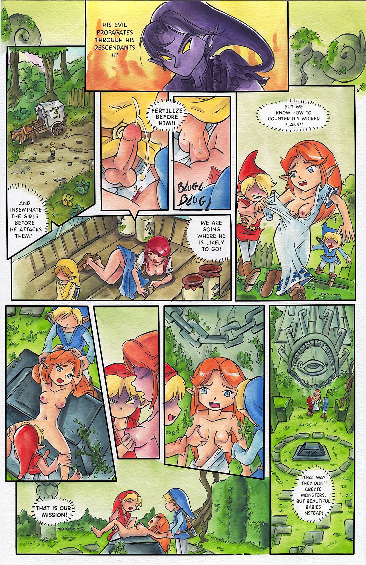 Zelda Four Sword page 8 full