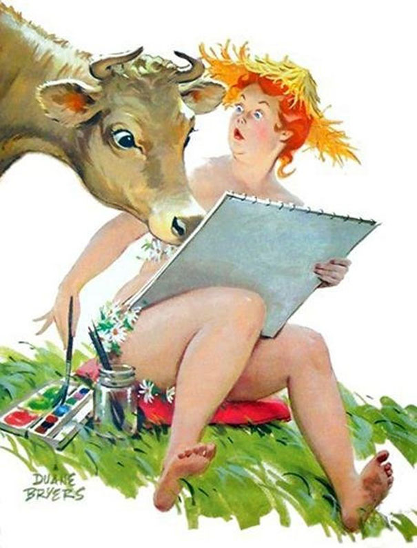 Sexy Illustrations Of Hilda: The Forgotten Plus-Size Pin-Up Girl From The 1950s page 3 full