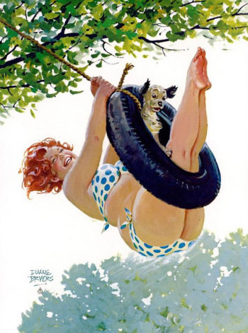 Sexy Illustrations Of Hilda: The Forgotten Plus-Size Pin-Up Girl From The 1950s cover