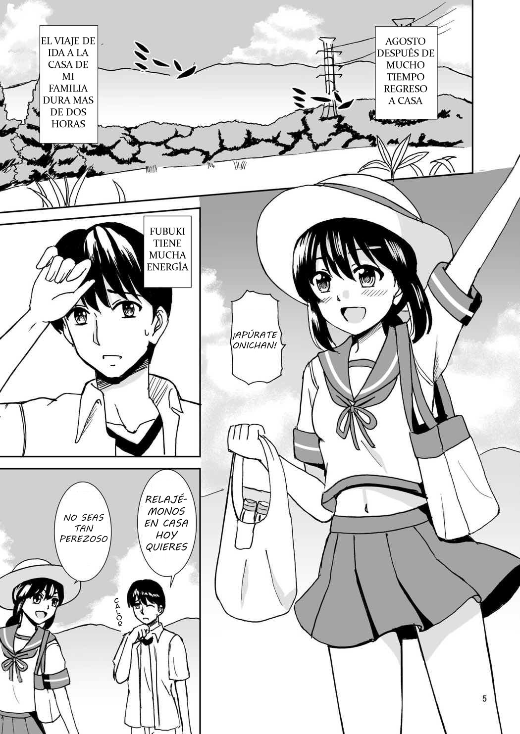 Fubuki to Natsuyasumi | Vacaciones de Verano con Fubuki page 4 full