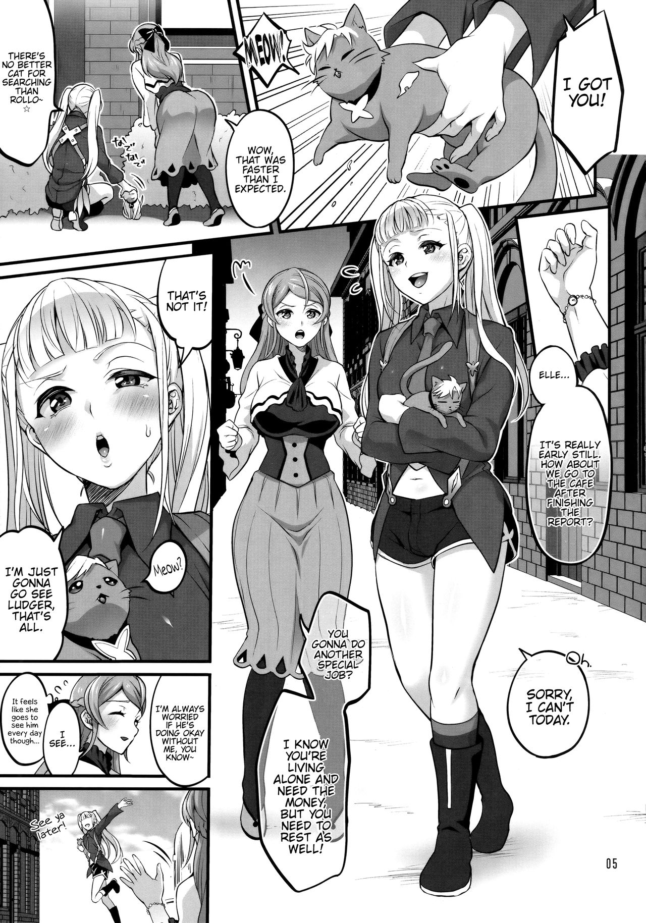 Otona ni Natte mo Kawarazu Futanari Elle ni Furimawasareru! page 4 full