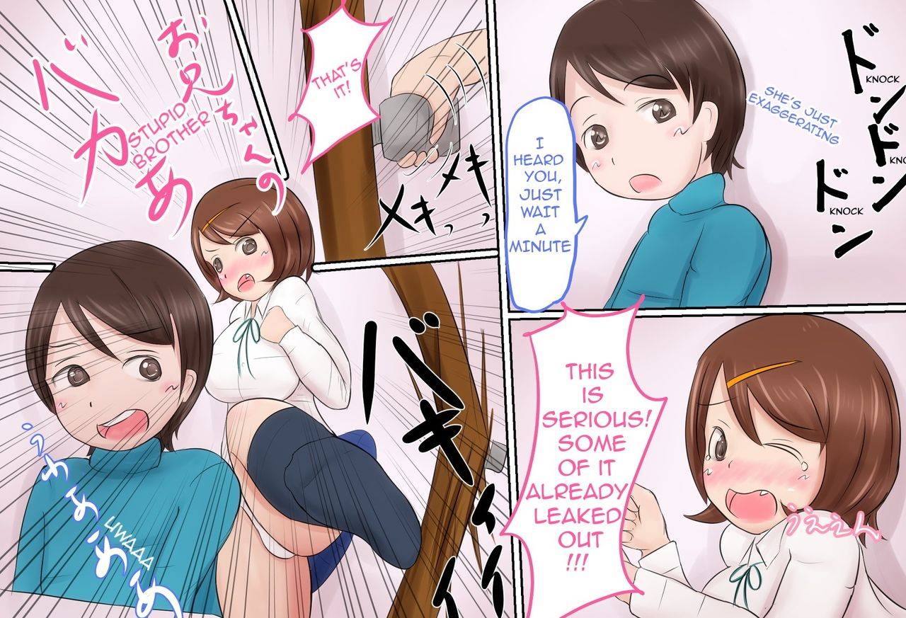 Kyokon Futanari Imouto to Sochin Ani ga Tsureshon suru Manga | Manga about a big cock futanari sister and her small dick brother page 2 full