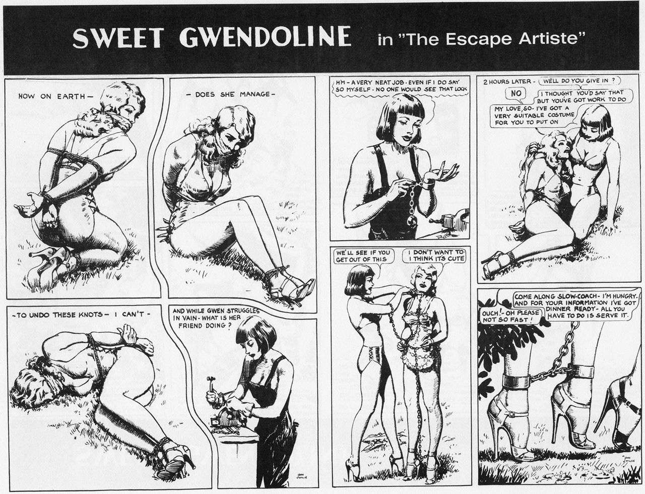 Sweet Gwendoline - The Escape Artist page 2 full