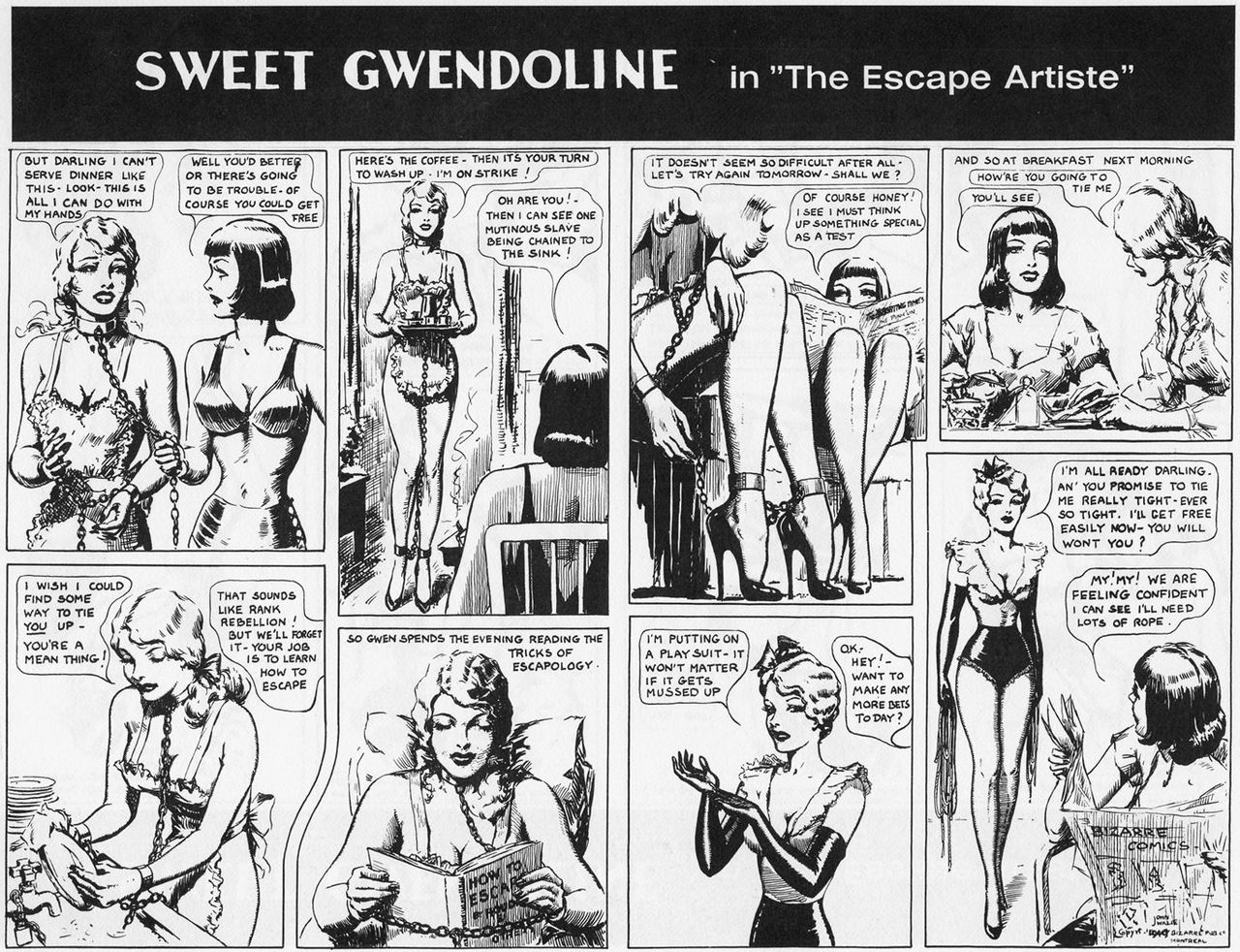 Sweet Gwendoline - The Escape Artist page 3 full