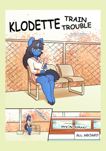 Klodette Train Trouble cover