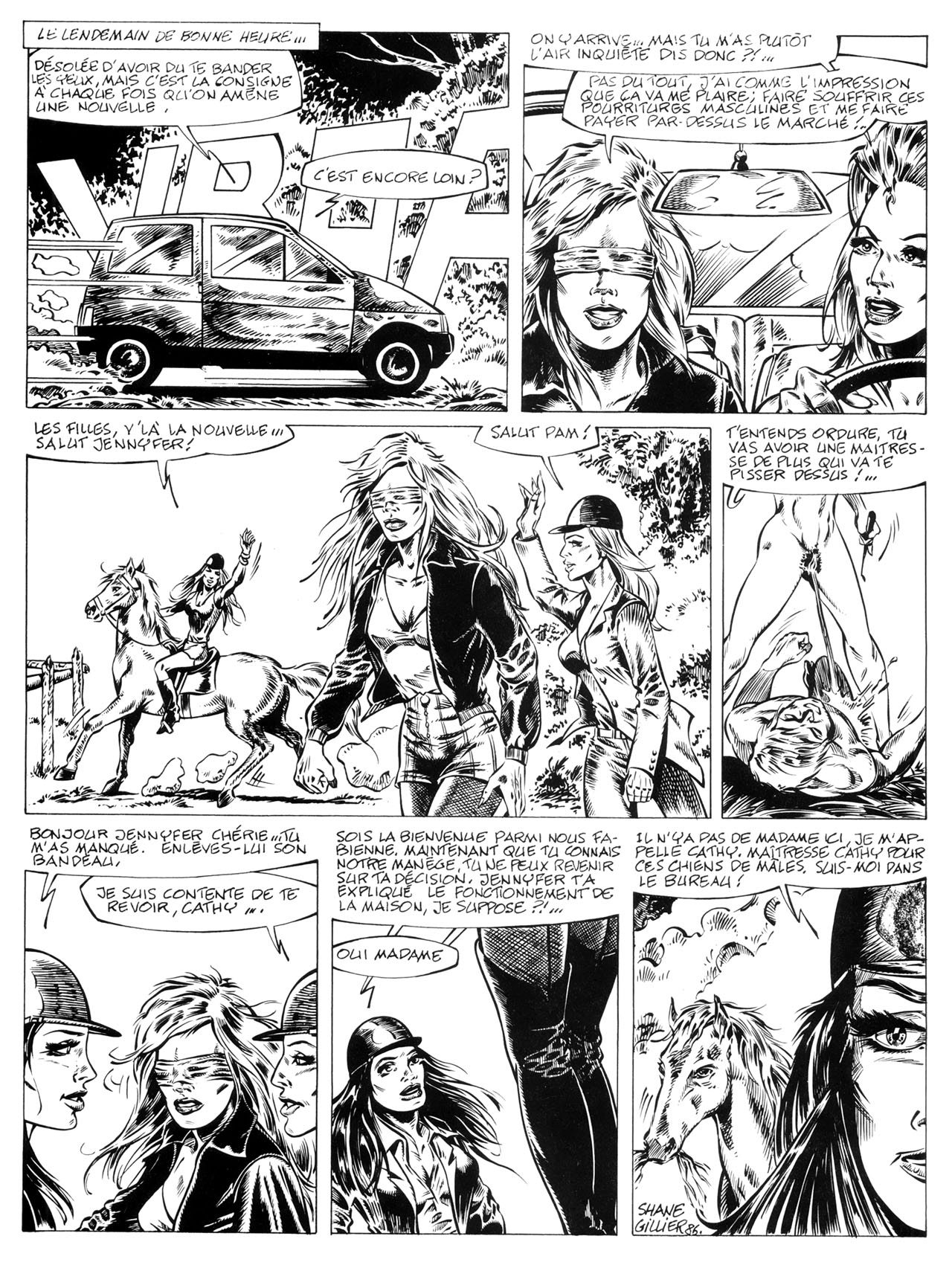 Les aventures des amazones de la terreur - 1. Le manège des fantasmes page 10 full