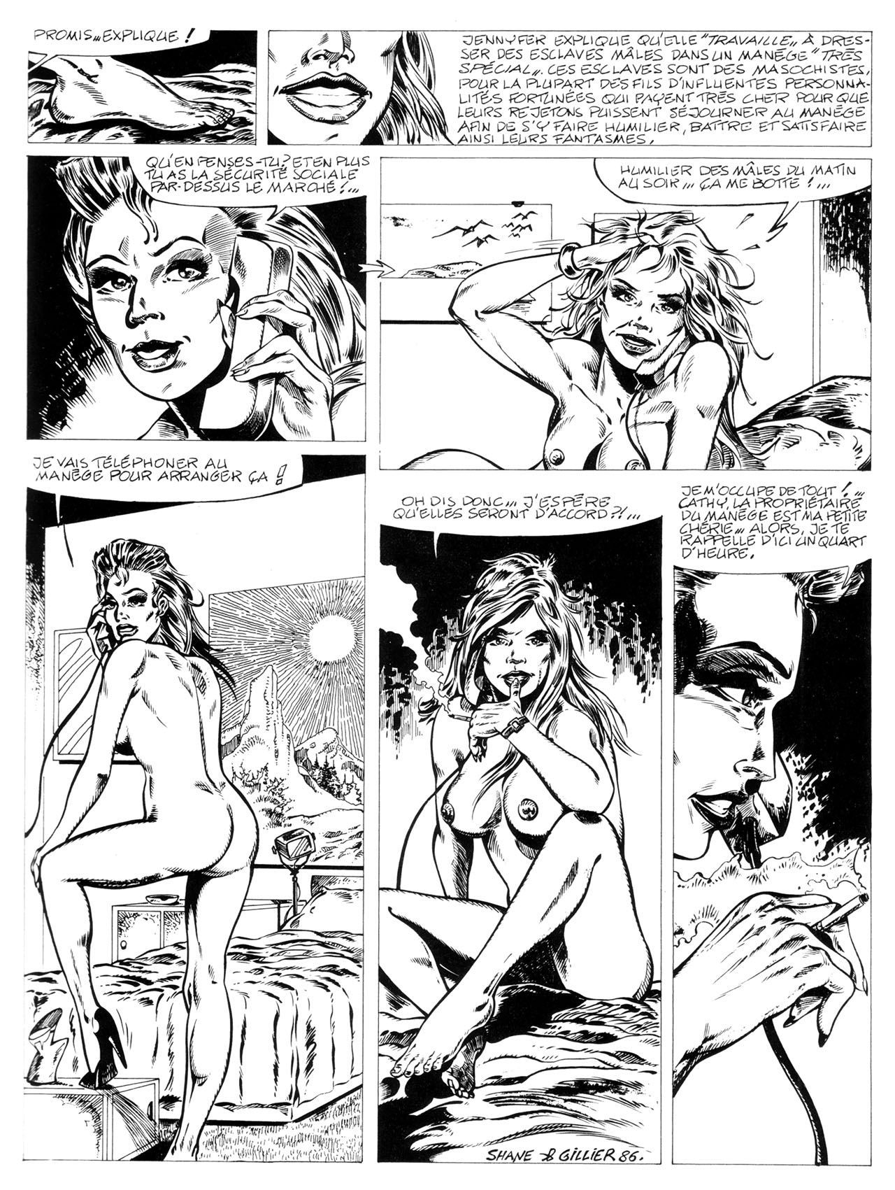Les aventures des amazones de la terreur - 1. Le manège des fantasmes page 7 full