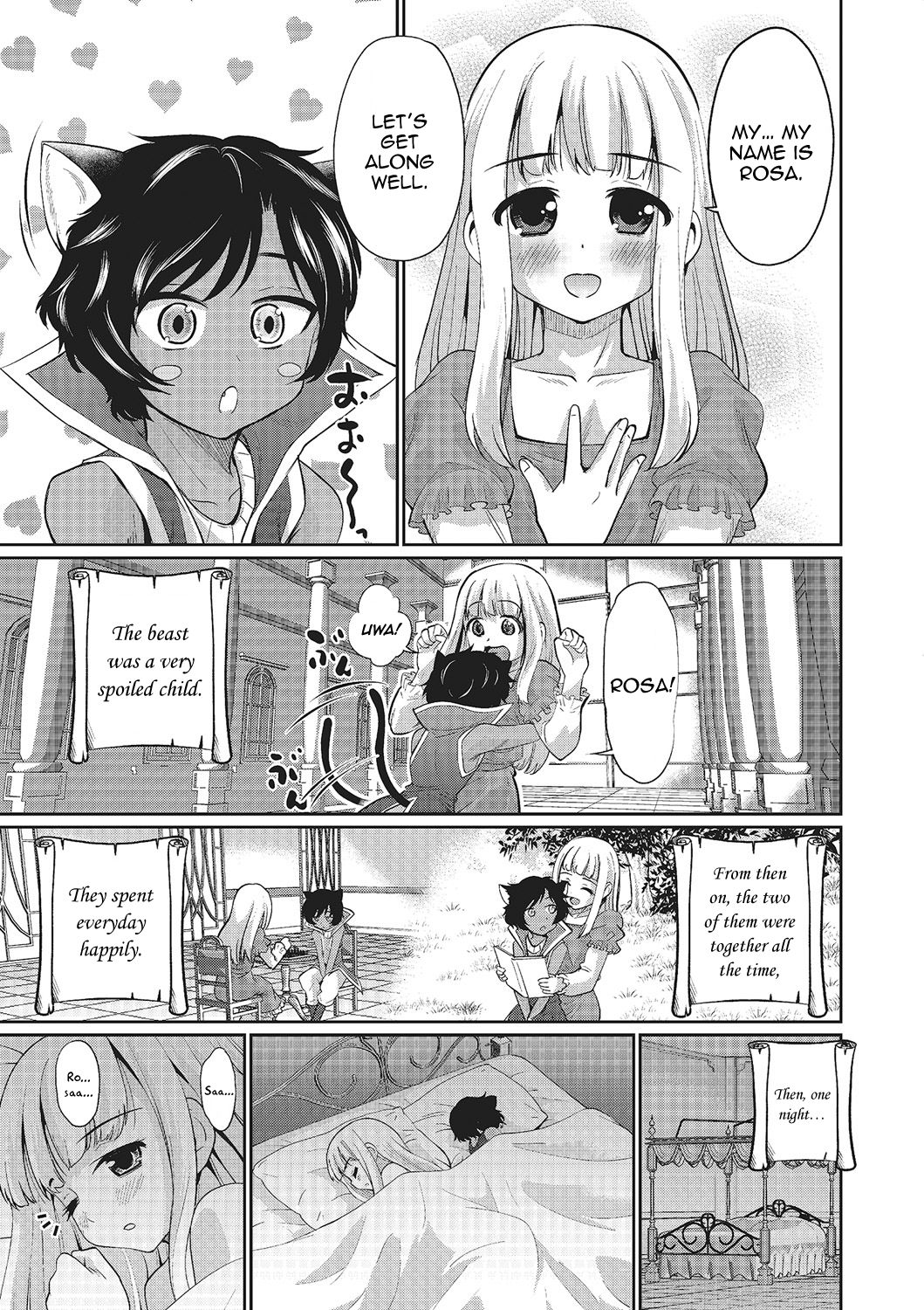 Rosa to Majuu | Beauty♂ and the Beast♂ page 5 full