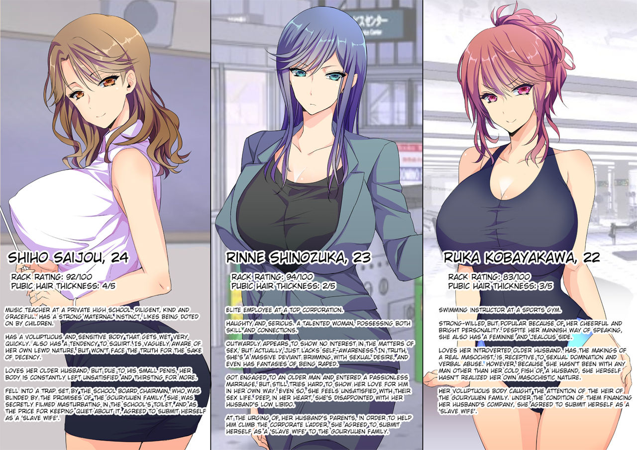 Zenra Hitozuma Dorei no Yakata | The Mansion of Naked Slave Wives page 2 full