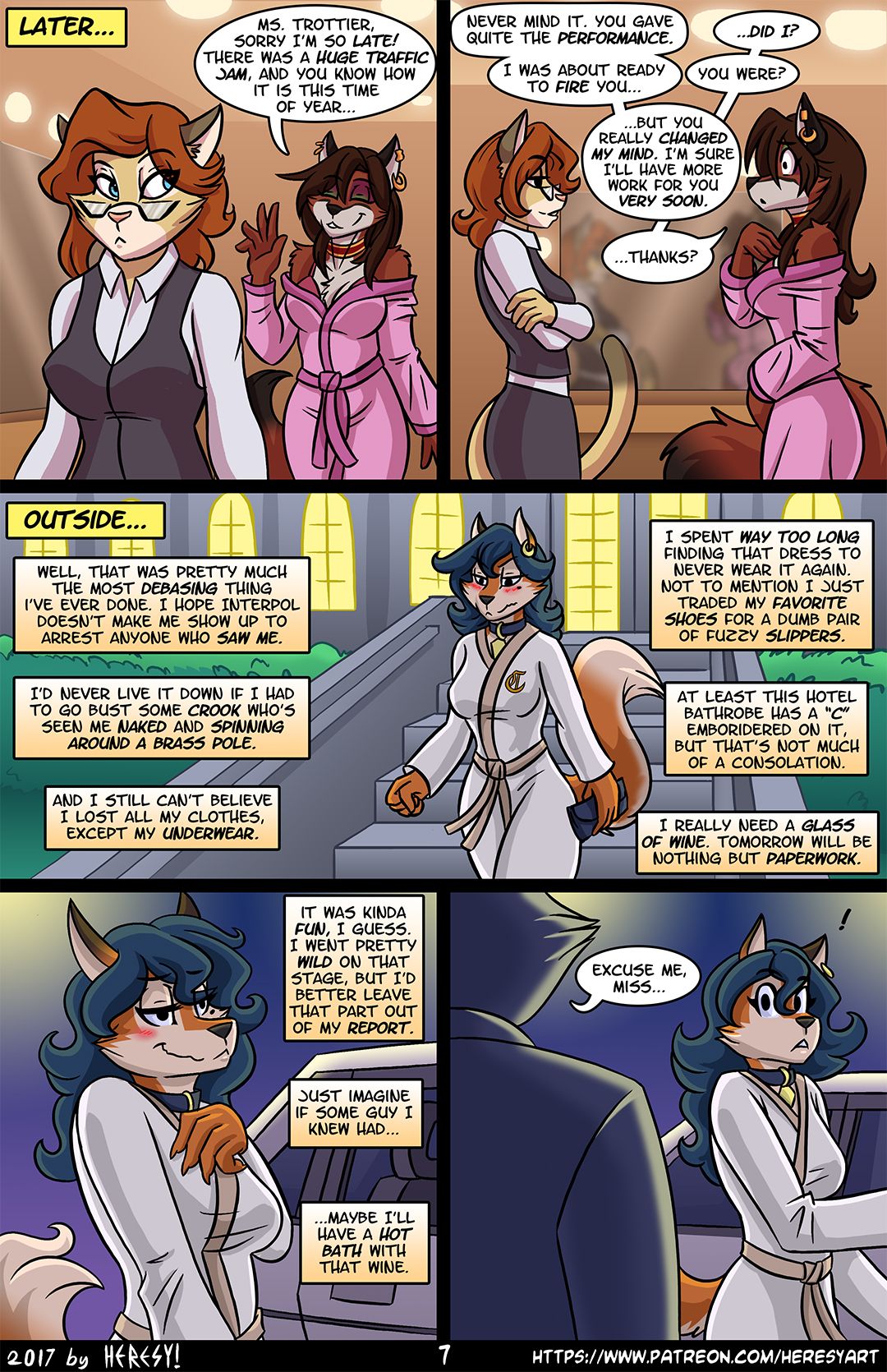 Carmelita Fox in Strip Search page 7 full