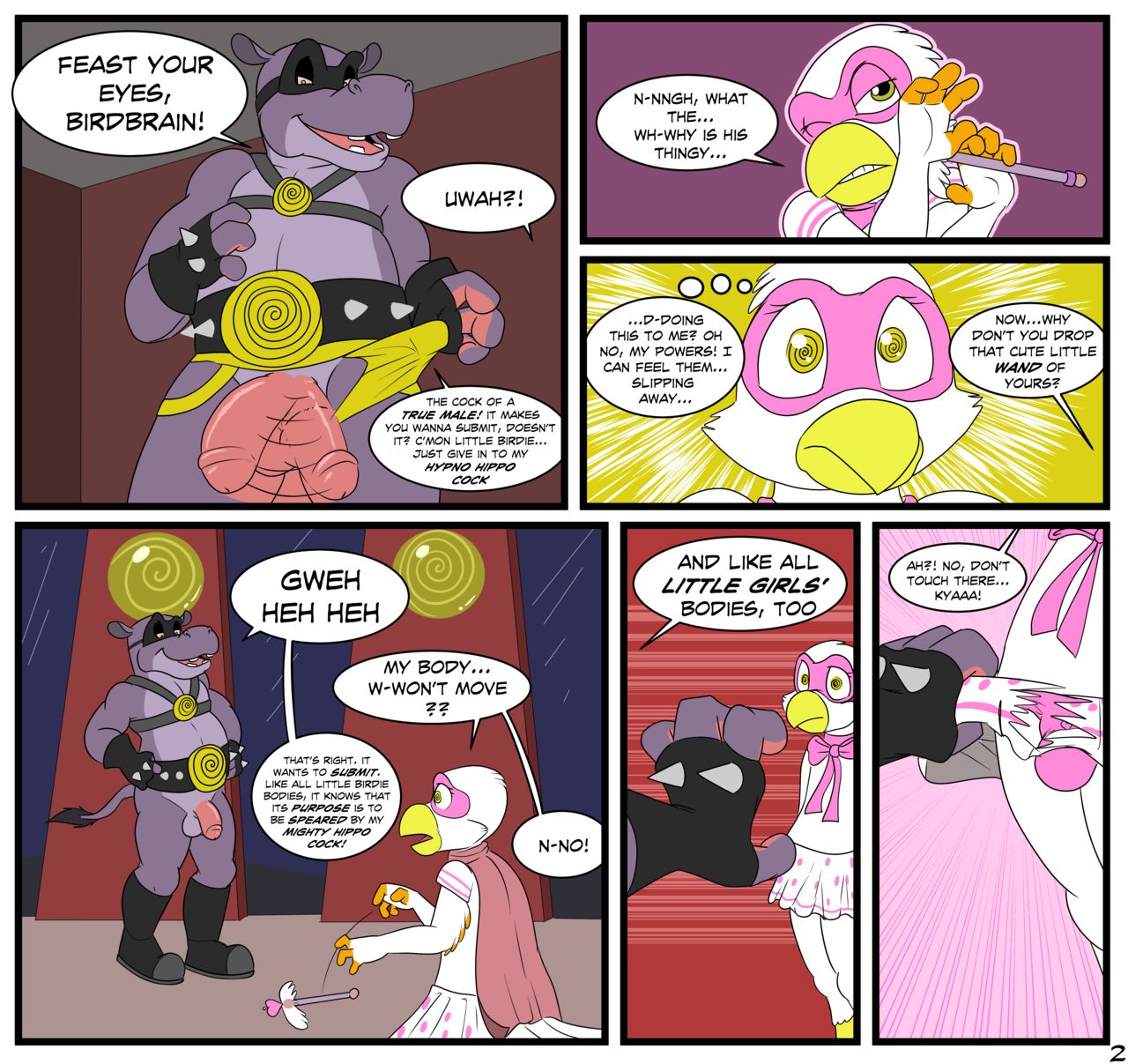 Captain Flurry and the Hypno Hippo! page 3 full