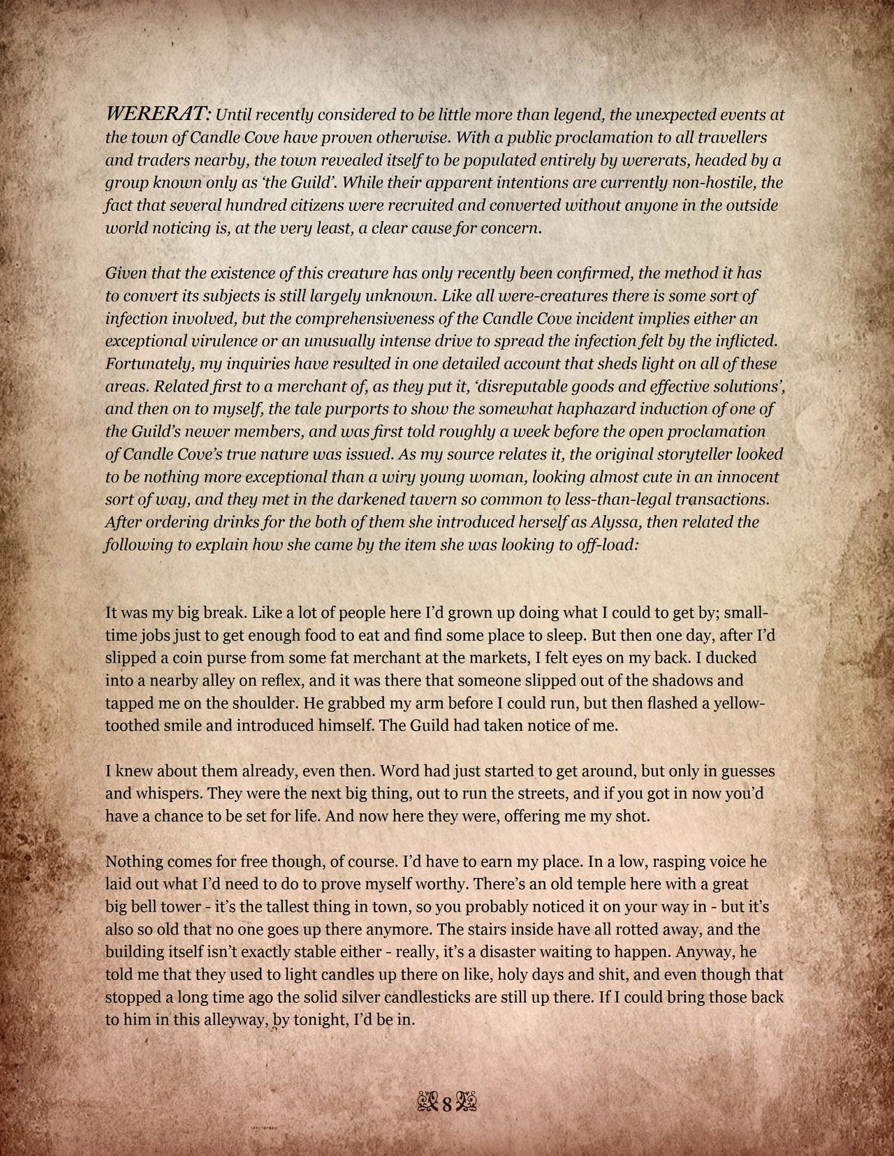 Morphological Monster Manual page 8 full