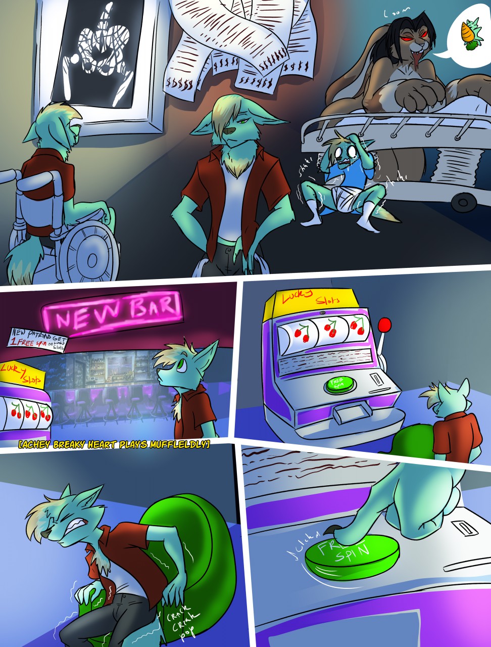 Tenkoman Comic 2: Lucky Slots page 1 full