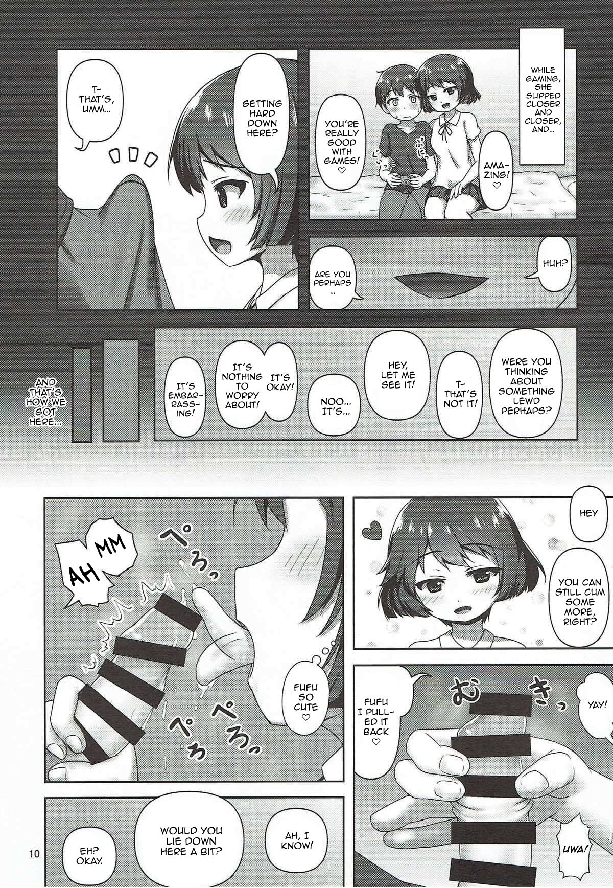 Yuuki-chan ni Shiboritorareru Hon | A book about Yuuki-chan squeezing me dry page 9 full