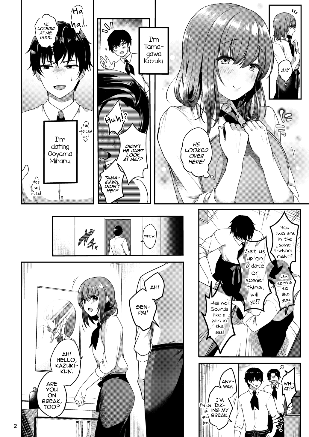 Senpai no Oppai page 4 full