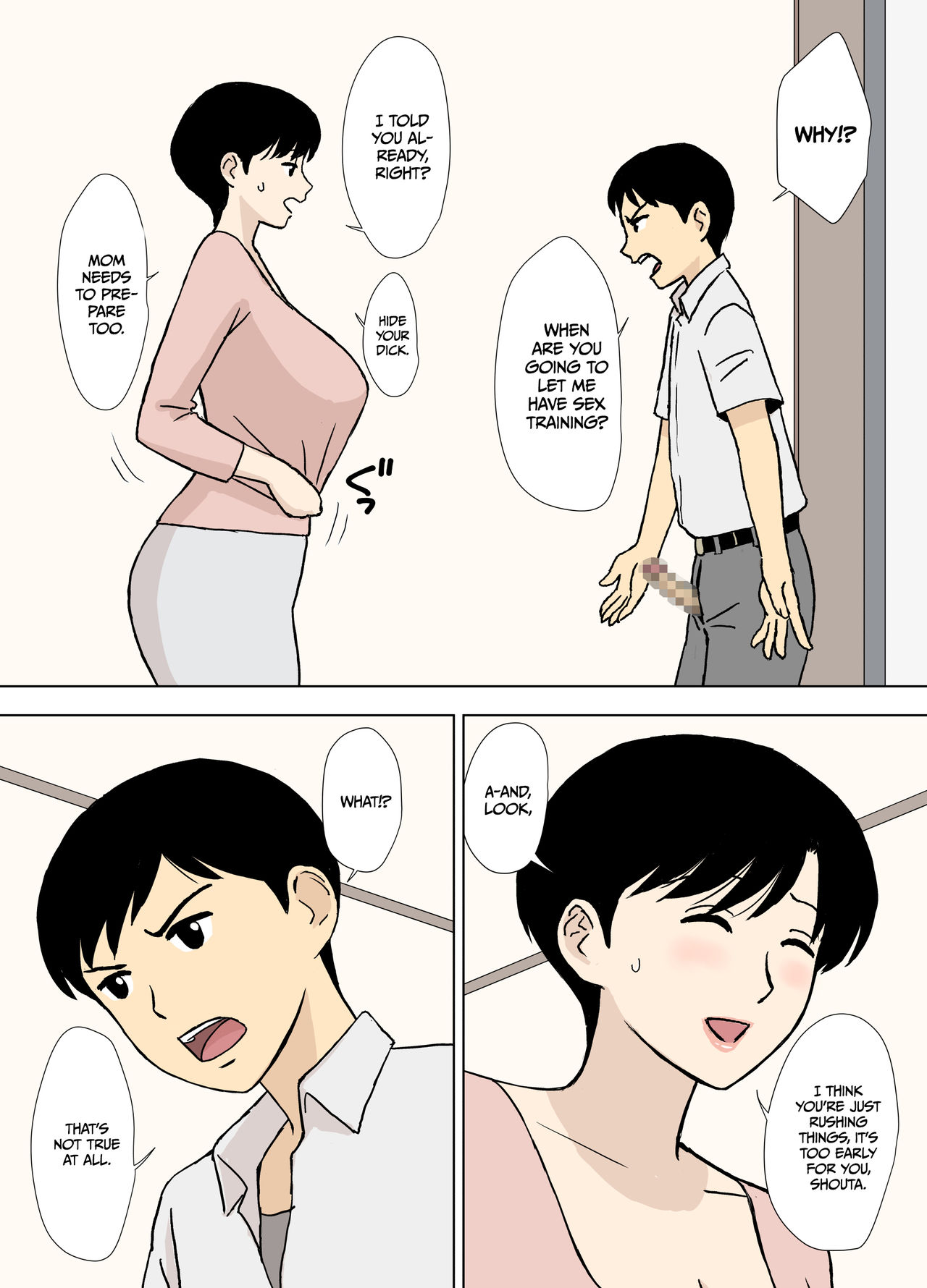 Mama to Ero Neri 2 ~Ikumi-san no Ero Neri Shuugyou~ | Sex Training with Mom 2 ~Ikumi-san’s Study about Sex Training~ page 6 full