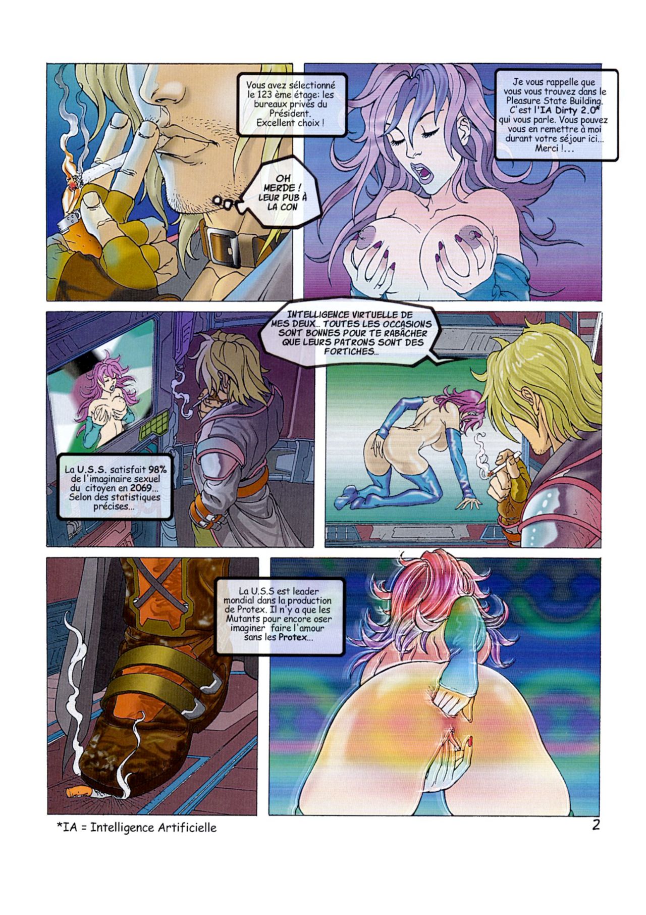 Sexy cyborg page 3 full