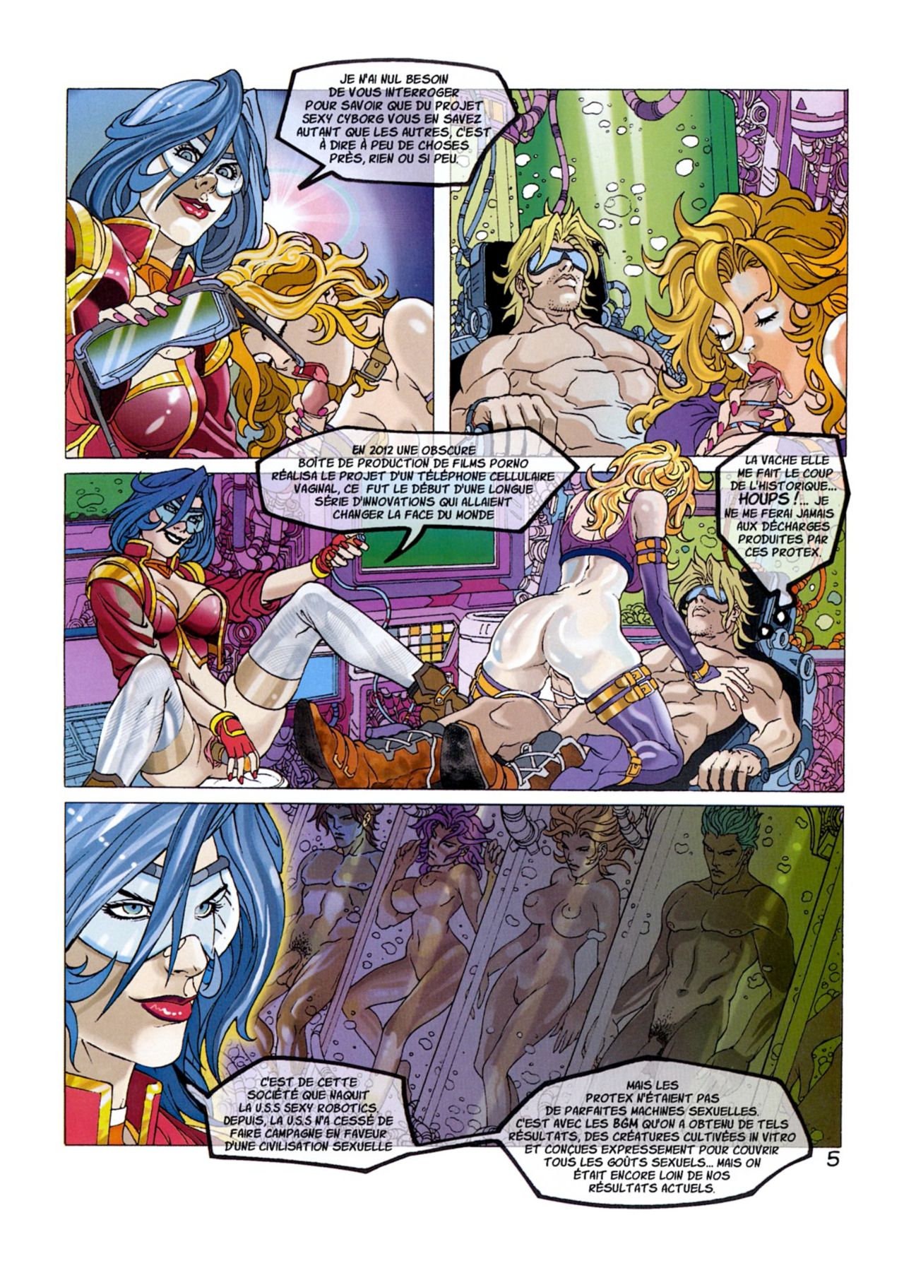 Sexy cyborg page 6 full