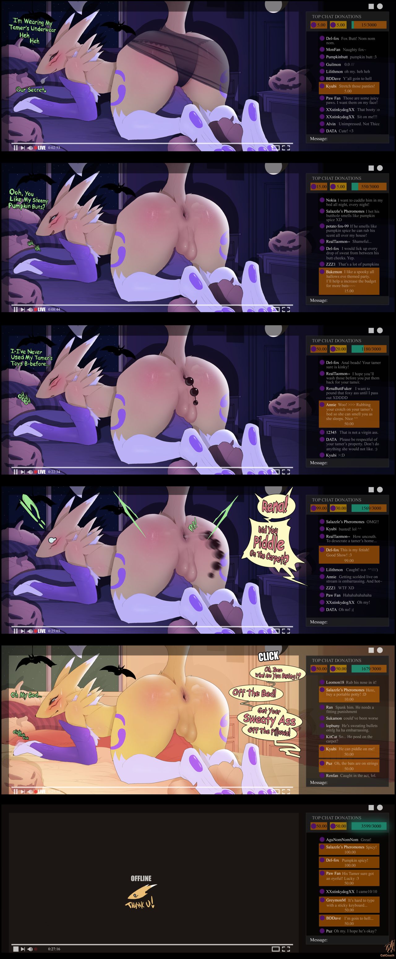 Rena Halloween Stream Male page 1 full
