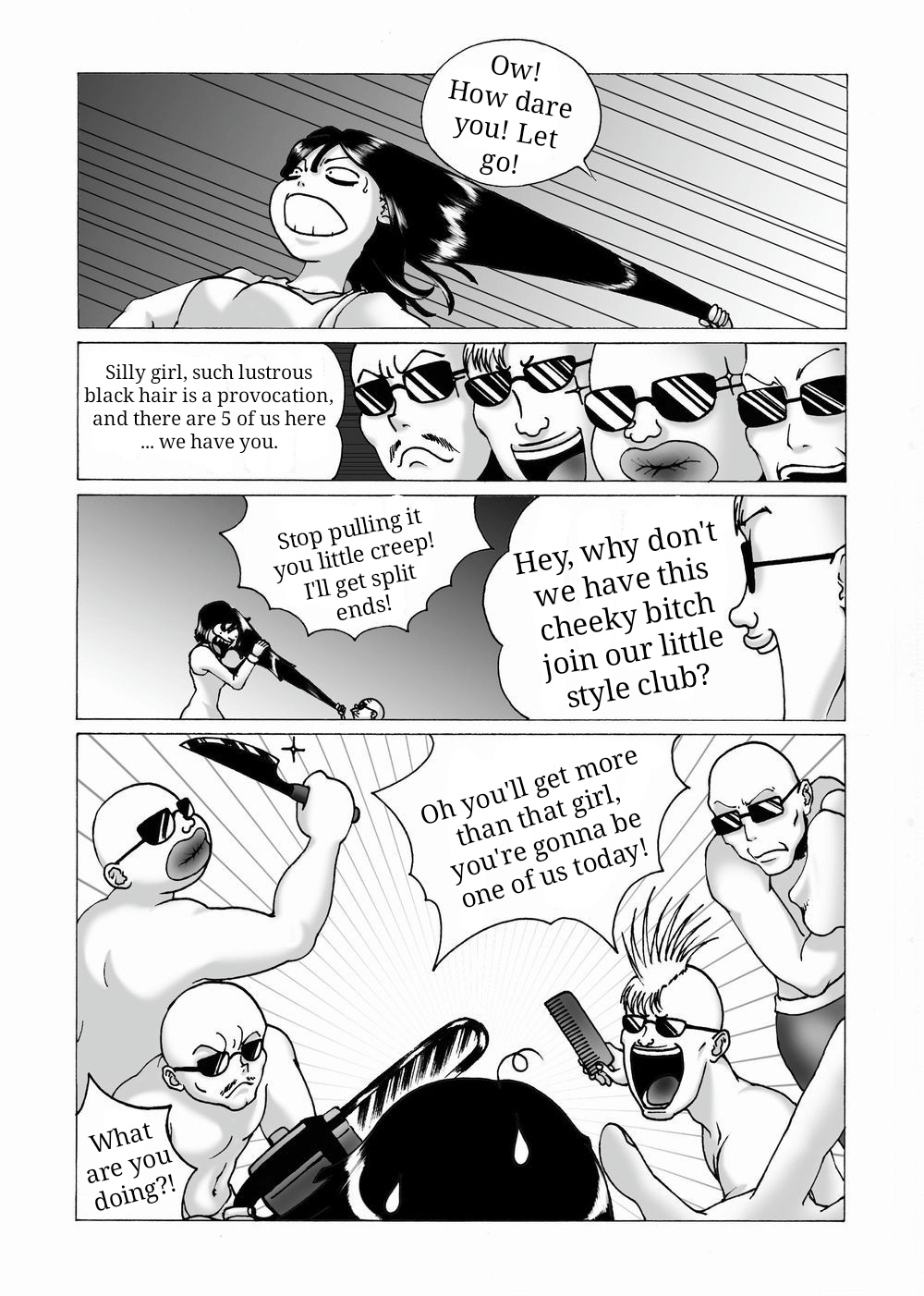 Headshave Comics - Translations page 3 full