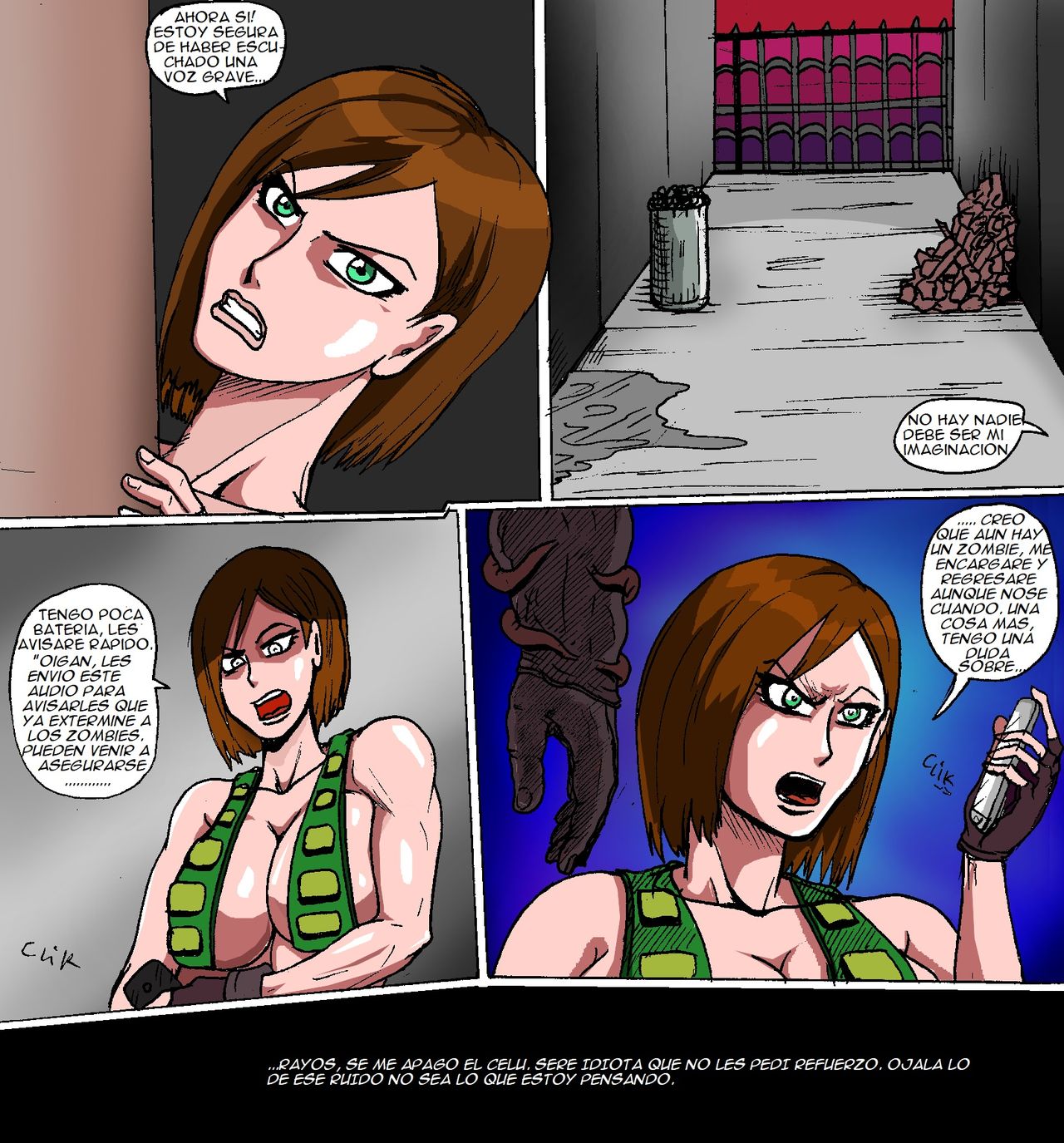 Jill Valentine vs Zombies and Nemesis page 10 full