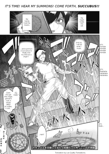 Succubus o Shoukan Shitemitara Ninpu datta Ken | I Figured I'd Try and Summon a Succubus, but... cover