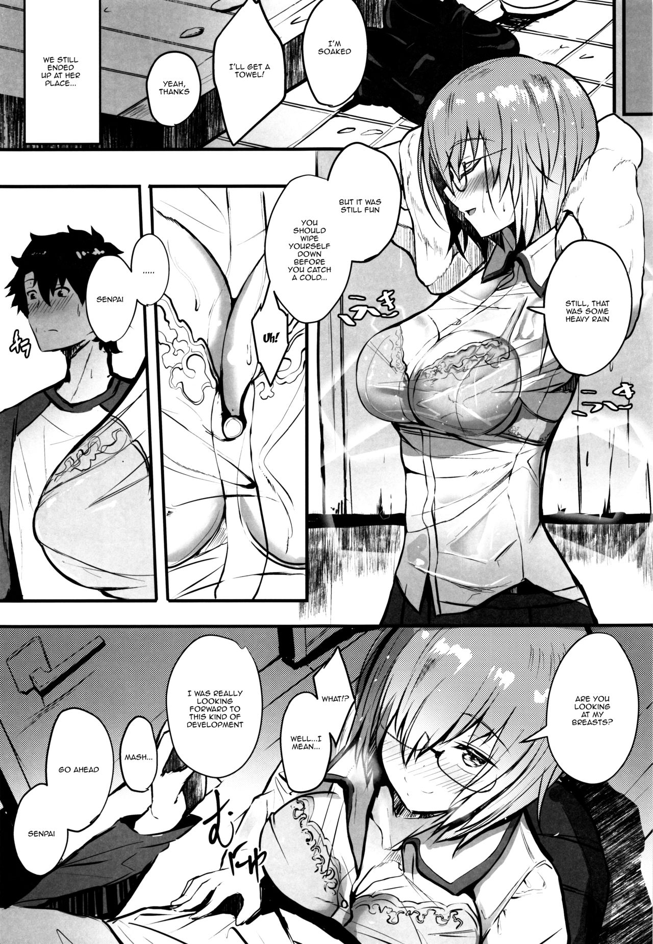 Mash to Koukou Seikatsu Seifuku Hatsu Ecchi Hen | Having a Lewd Highschool Life With Mash page 4 full