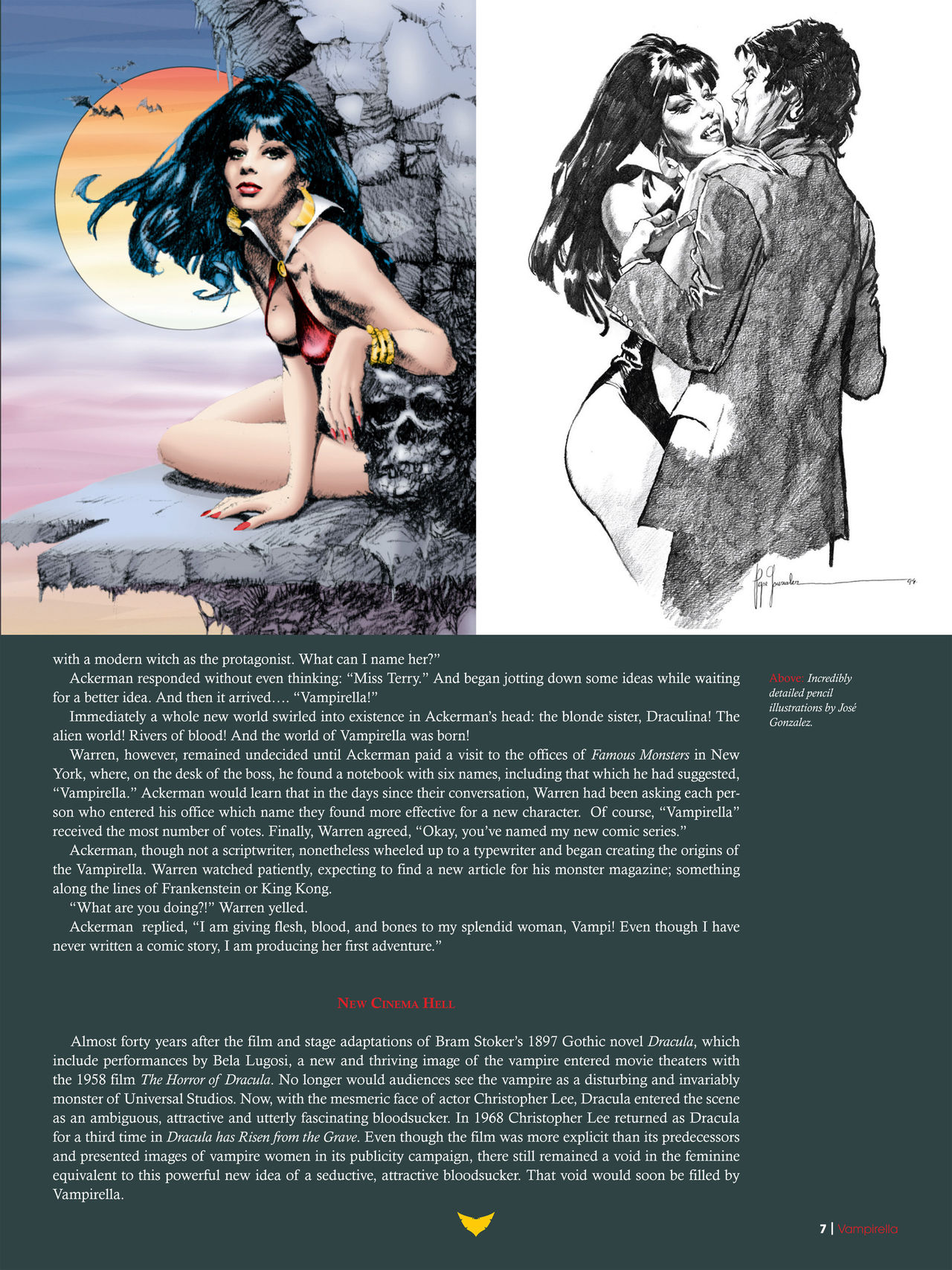 The Art of Vampirella page 8 full