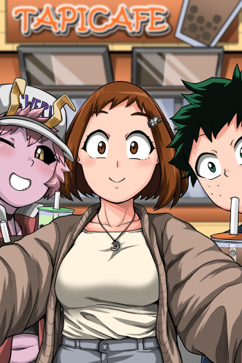 Boku no Harem Academia Rakugaki: Ochako to Mina no Jidori cover
