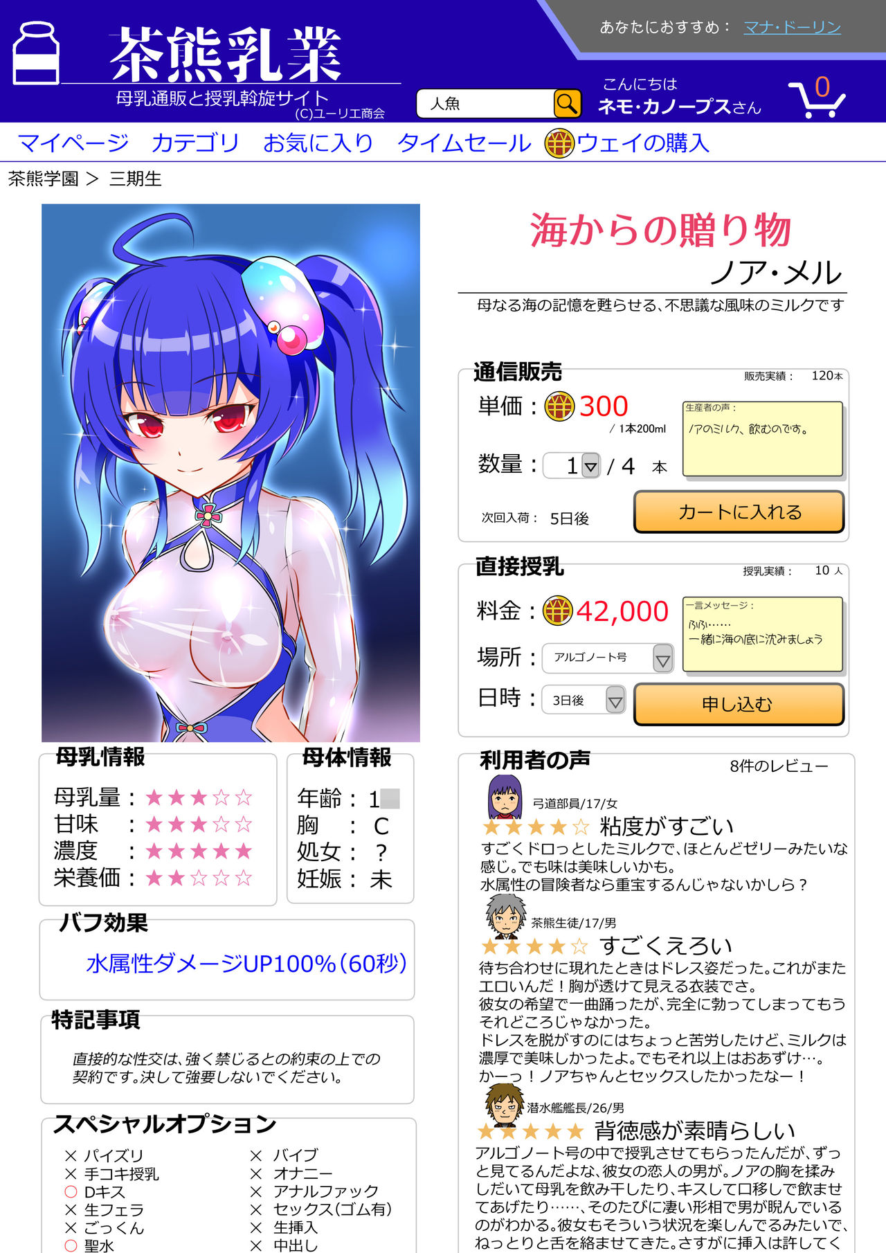 Shironeko Bonyuu Catalog page 9 full