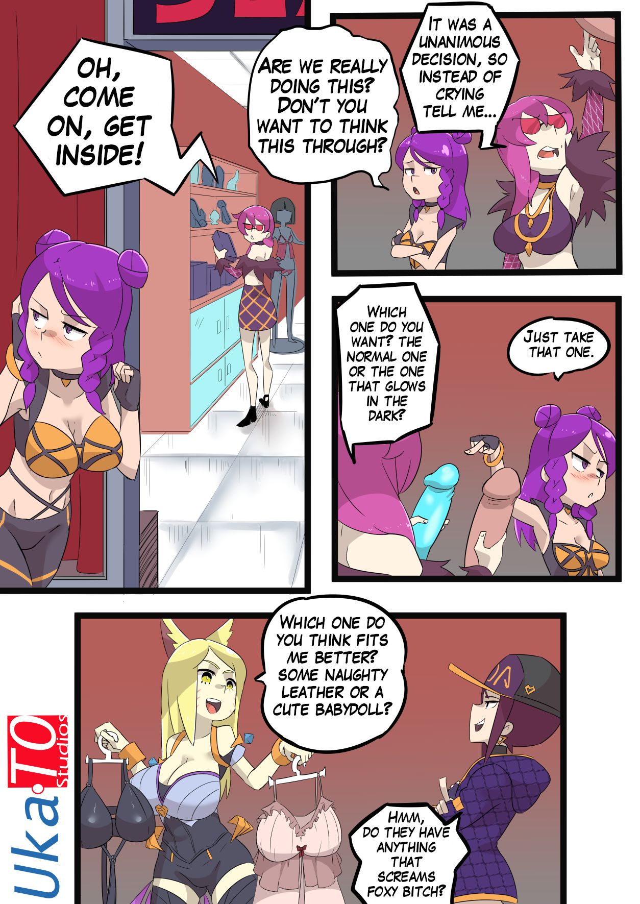 K/DA Girls Night page 1 full