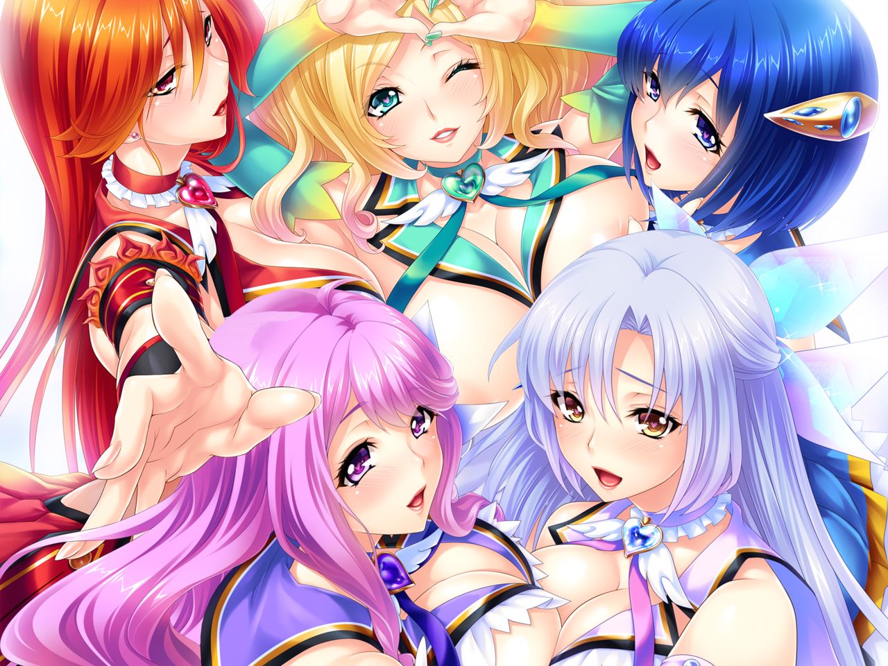 Bakunyuu Hitozuma Senshi Pure Maiden ~Geneki Fukki shita Bishoujo Senshi no Ure Muchi Body o Chin Makesasete Netori Haramase Onaho Harem-ka!~ page 2 full