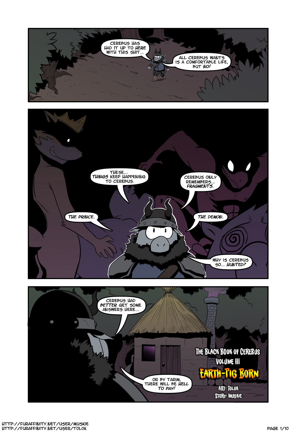 The Black Book of Cerebus - Volume III page 1 full
