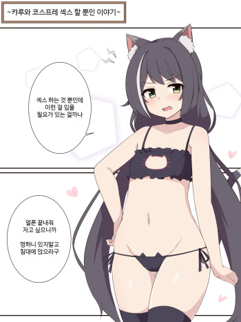 Kyaru to Cosplay Ecchi Suru dake no Ohanashi | 캬루와 코스프레 섹스 할 뿐인 이야기 cover