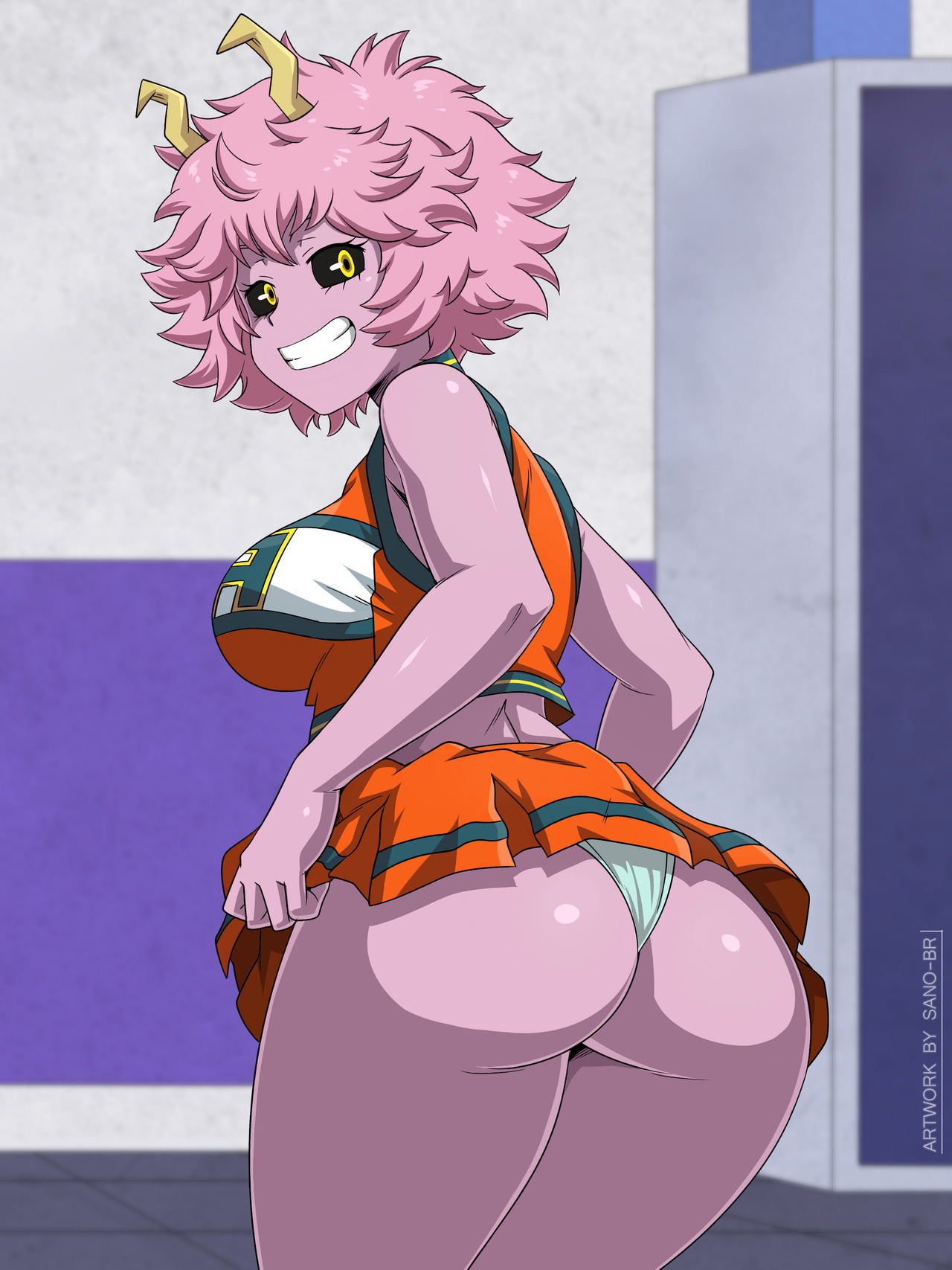 Ashido Mina  Cheerleader by Sano-Br page 2 full