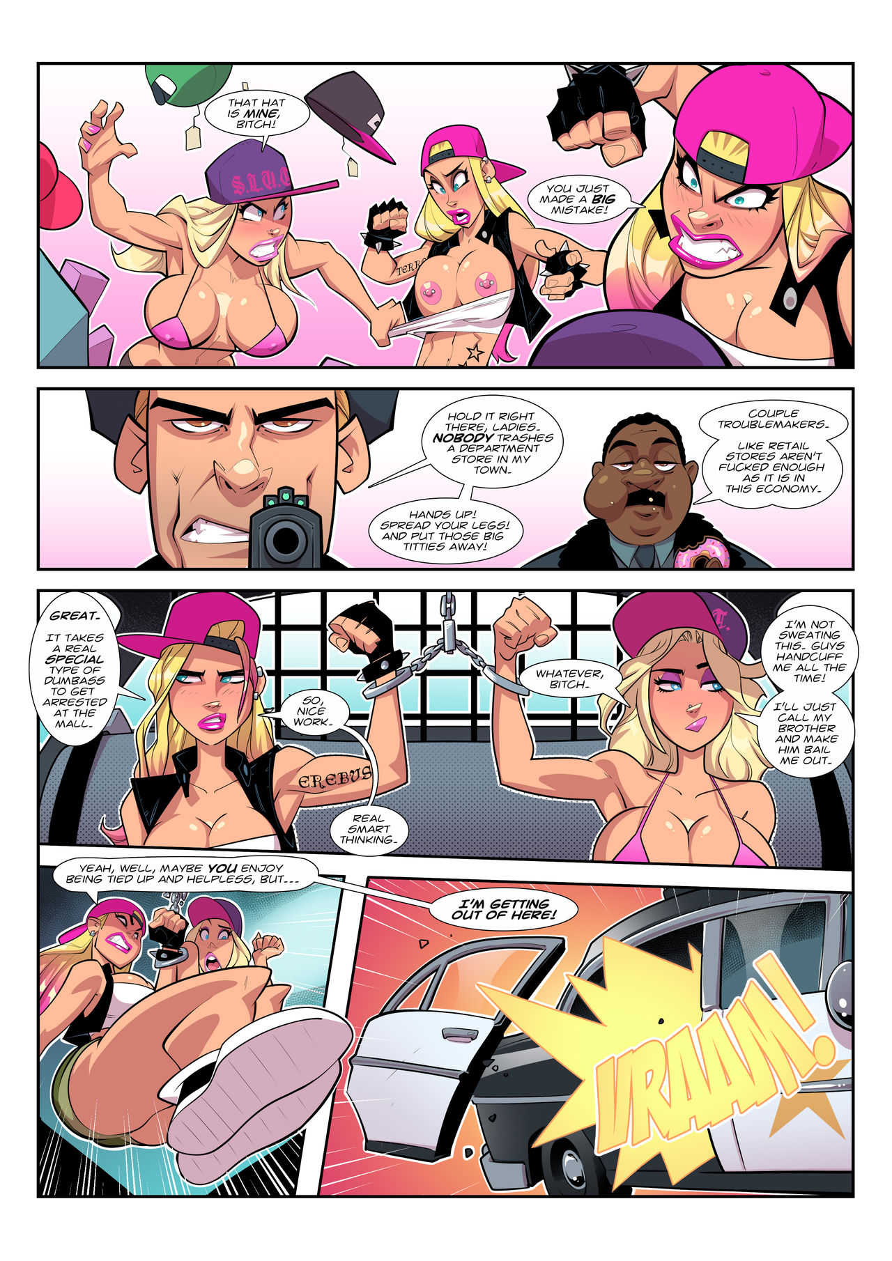 Jen And Amber Don't Get Along! page 2 full