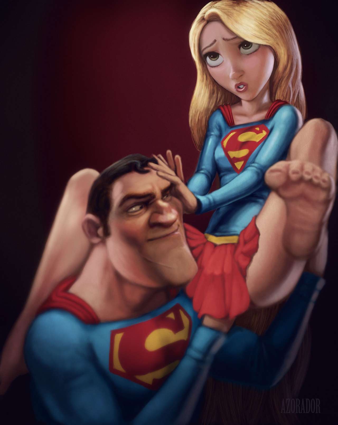 Rapunzel as Supergirl page 2 full