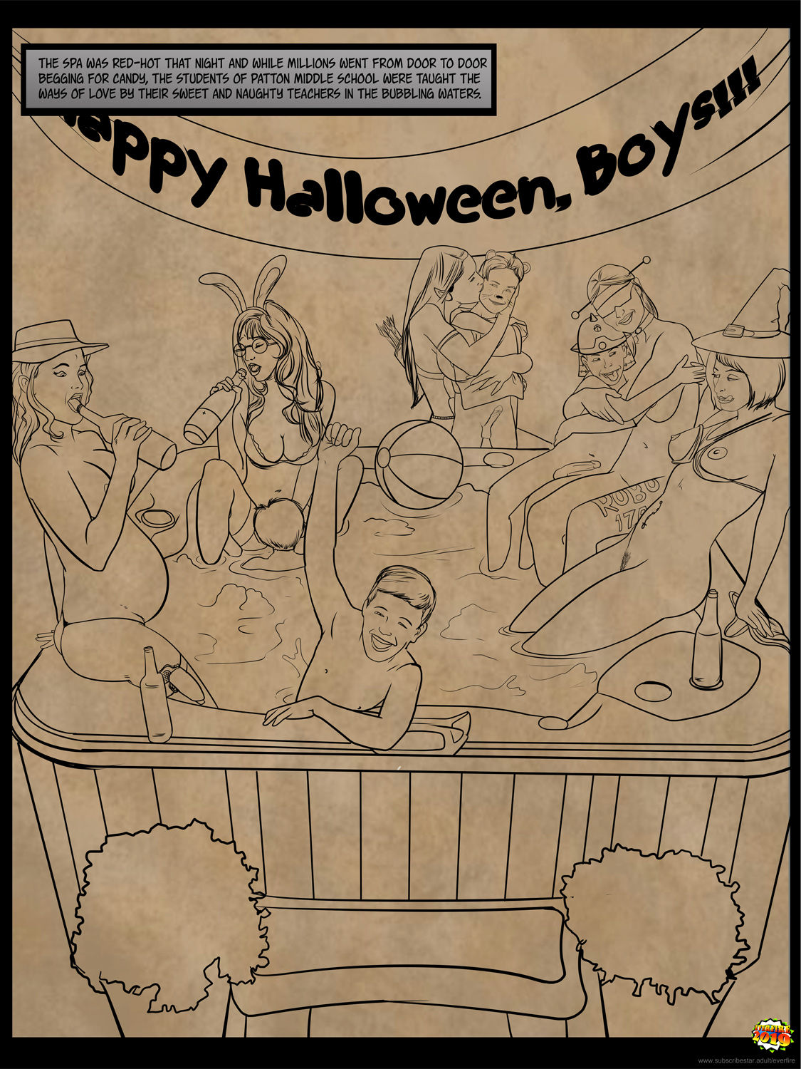 Halloween Sex Party page 10 full
