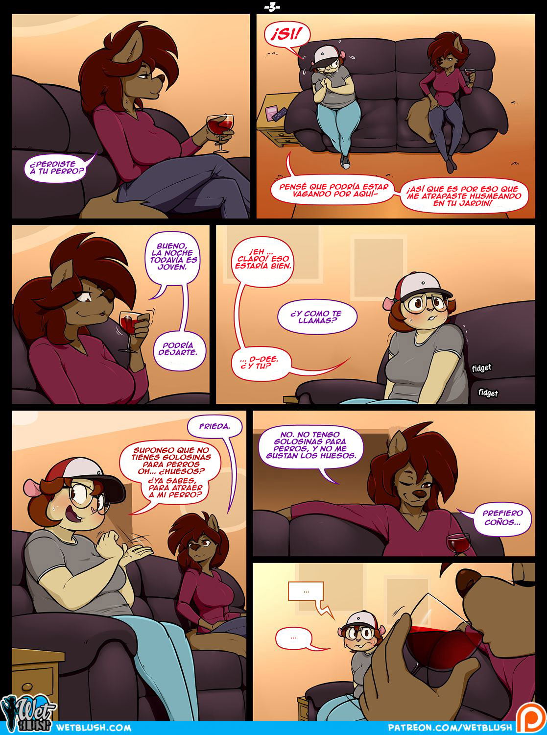 She's a Werewolf! page 3 full