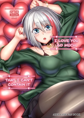 Afureru Kurai, Kimi ga Suki. | I love you so much, that I can't contain it cover
