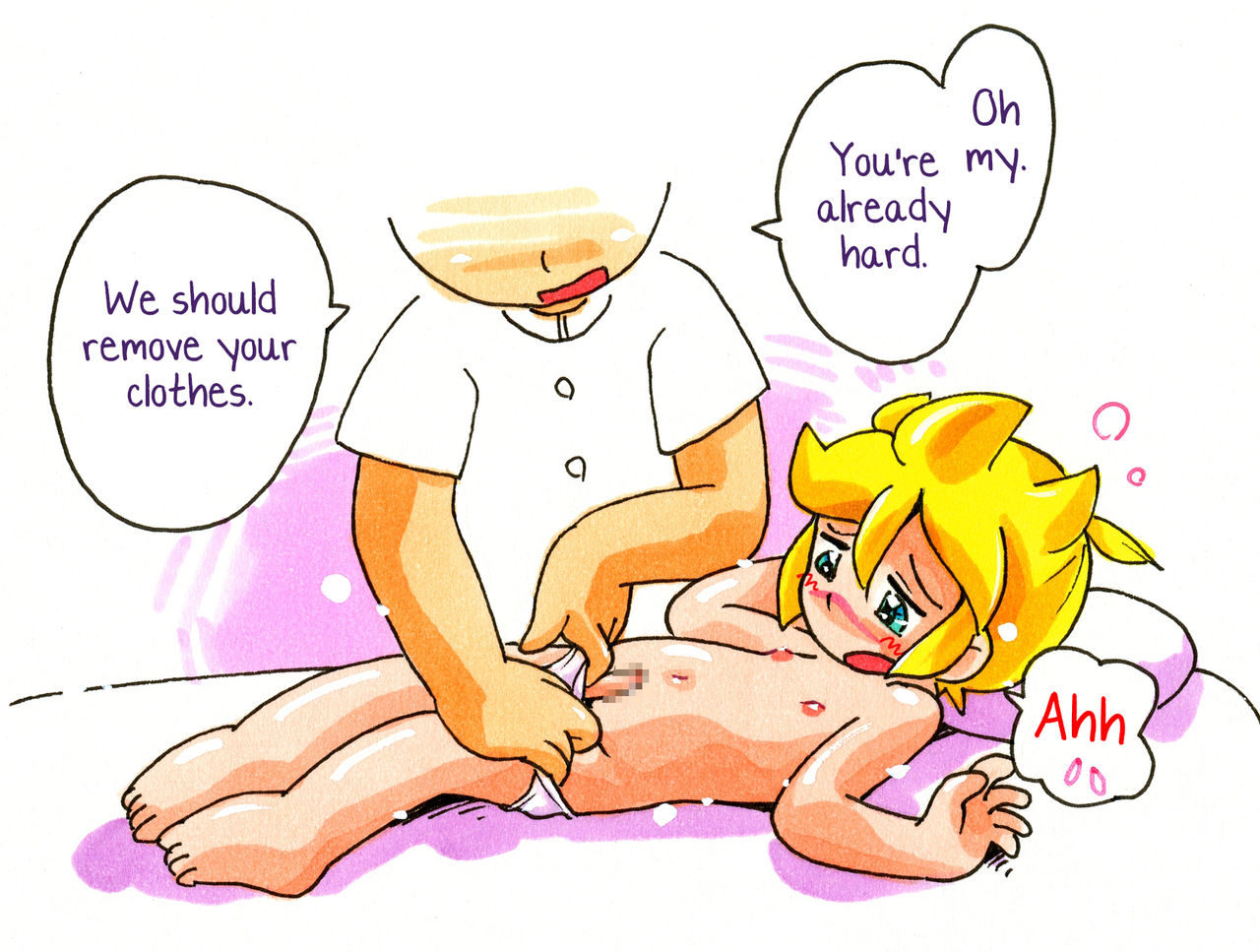 Kinpatsu Shota-chan Nyuru Shiko Massage page 3 full