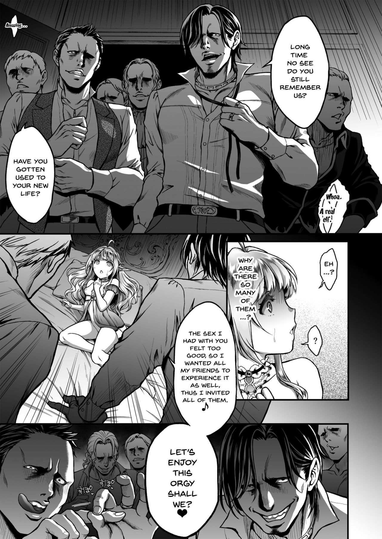 Tasogare no Shou Elf 4 | Twilight's Prostitute Elf 4 page 9 full