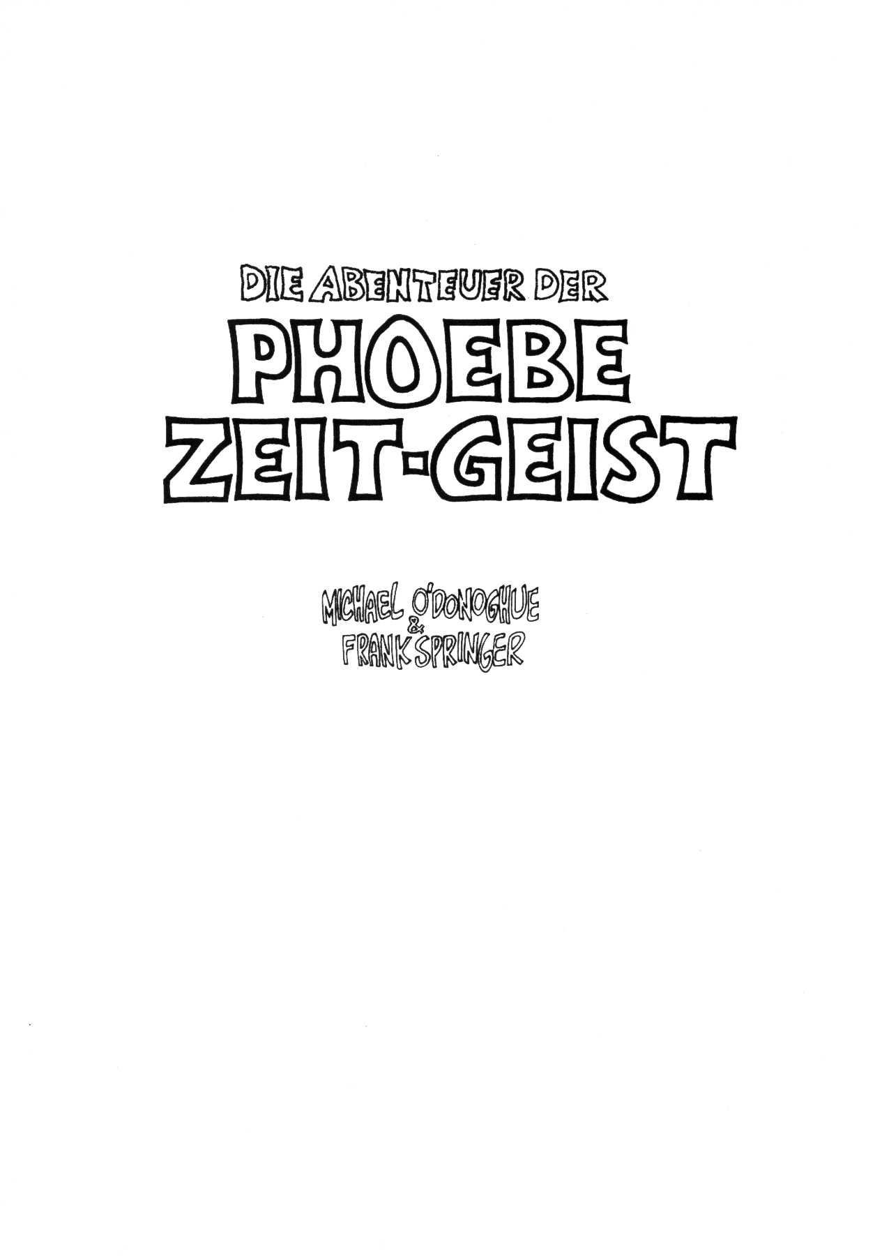 Die Abenteuer der Phoebe Zeit-Geist page 2 full