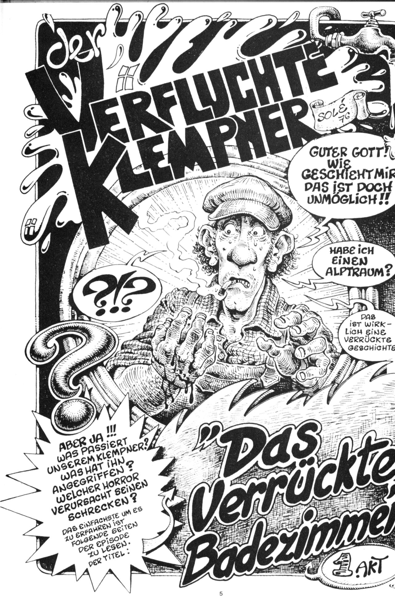 Die unbestandenen Abenteuer des verfluchten Klempners page 5 full