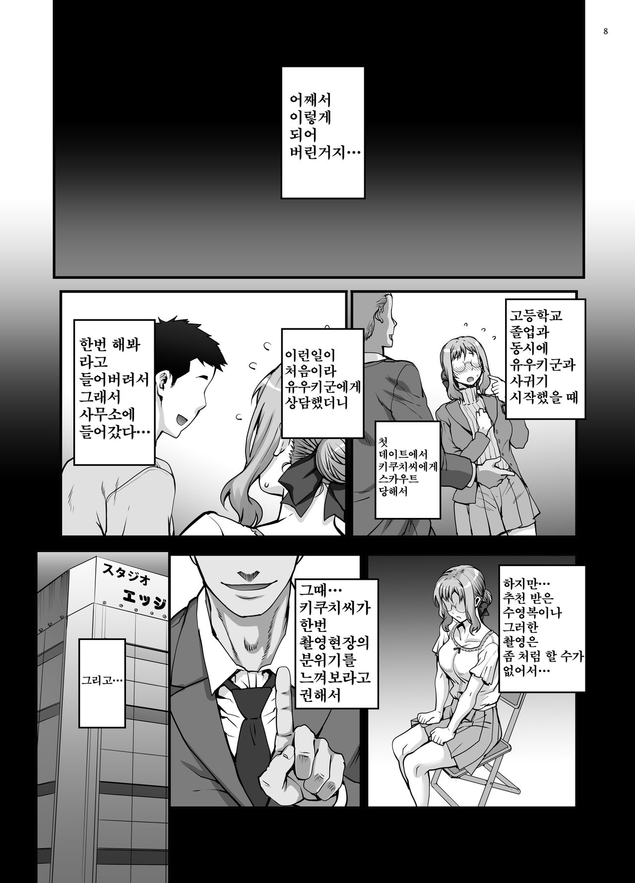 Kareshi ni Naisho de AV... Dechaimashita. | 남자친구 몰래 AV…나가 버렸습니다 page 9 full