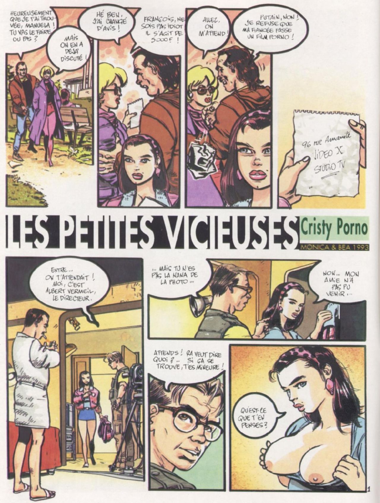 Cristy Pornon - Monica et Béa 93 page 1 full