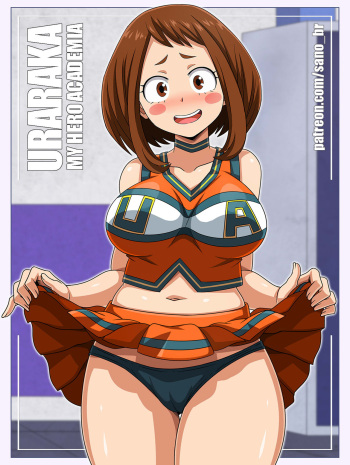 Ochako Uraraka  Cheerleader by Sano-BR cover