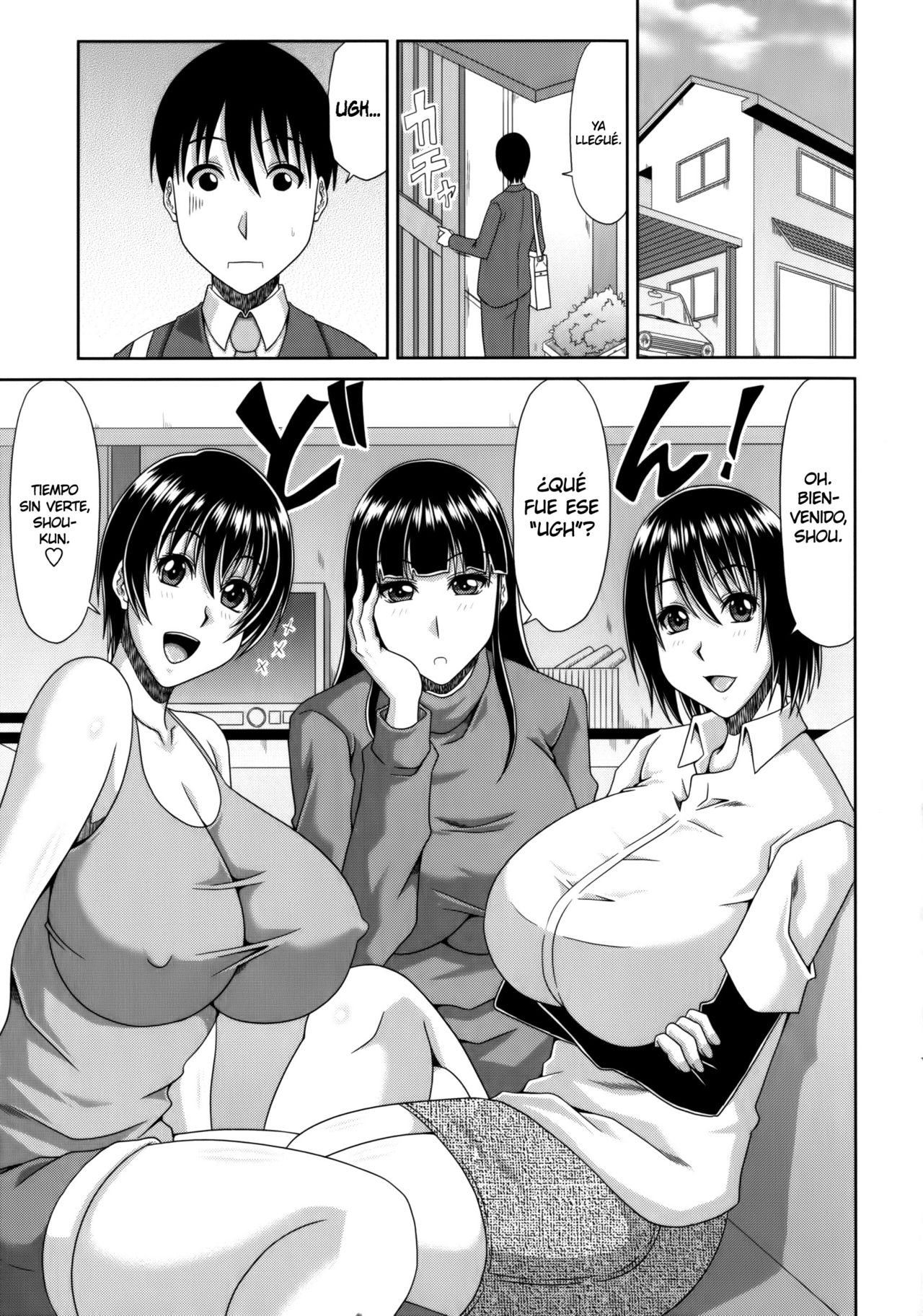 Kyonyuu Eromangaka-san to no Pakohame Shiryouzukuri wa Taihen desu! Ch. 3, 8-10 page 3 full