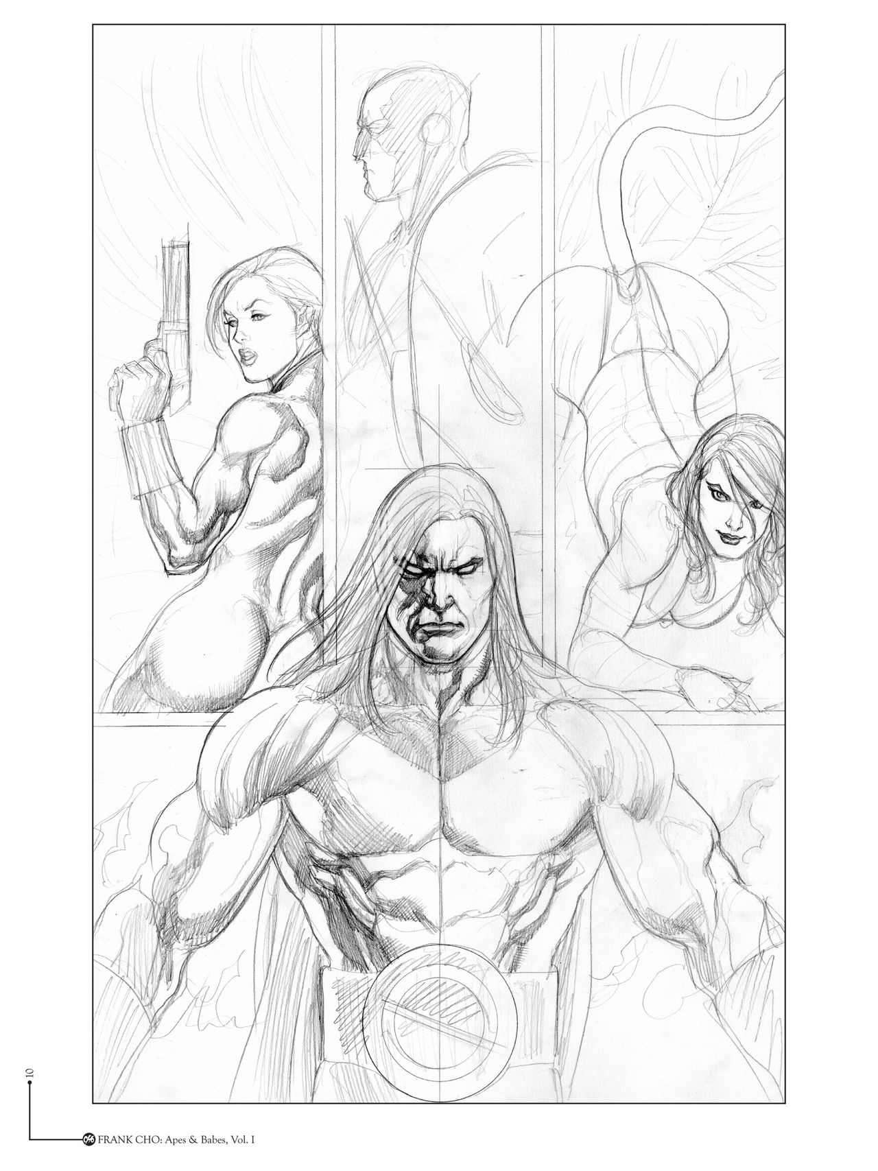 Apes &amp; Babes: The Art Of Frank Cho page 9 full
