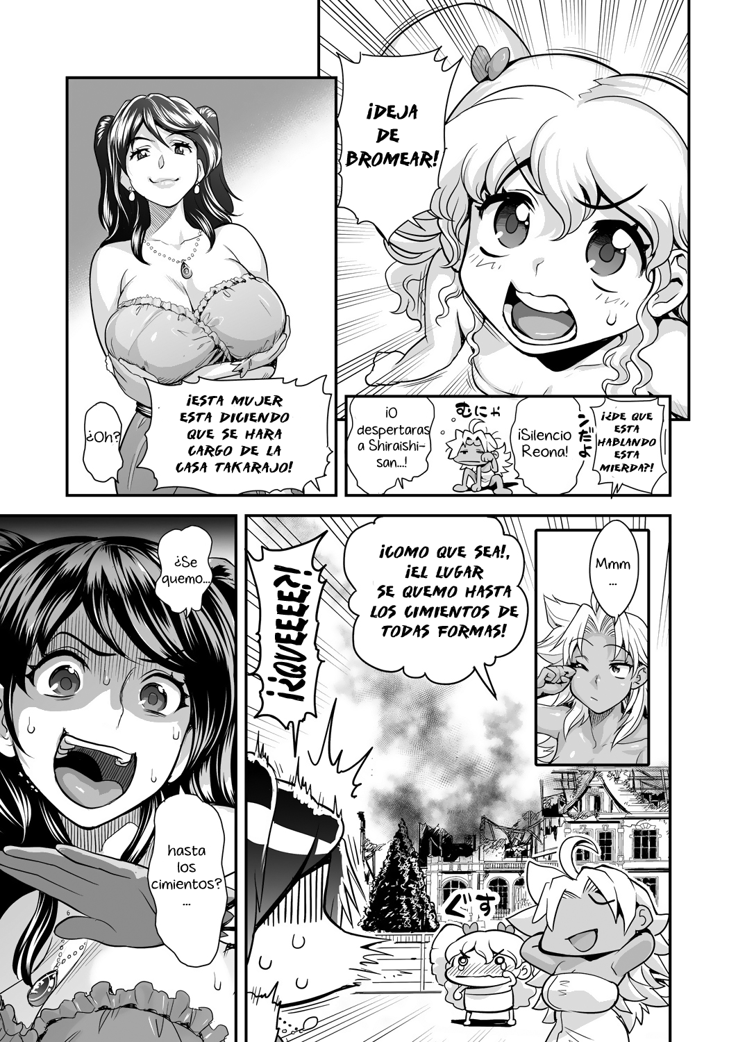 Energy Kyo-ka!! ~Bakunyuu JK. Gachizeme Hatsujouchuu!~ Rachel Toujou! Shoukan o Kakete Lotion Mamire no Doutei Tokumori Match!! page 7 full